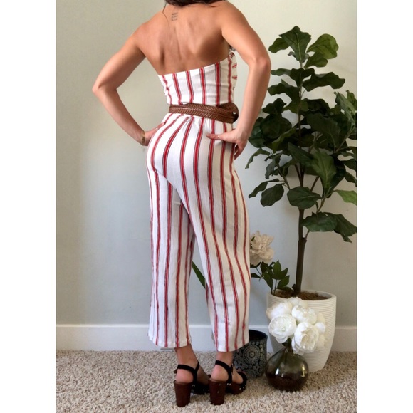🔹3/$20 Love tree | Red, white & blue Jumpsuit - Picture 4 of 6